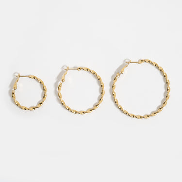 Twist Hoop Earrings