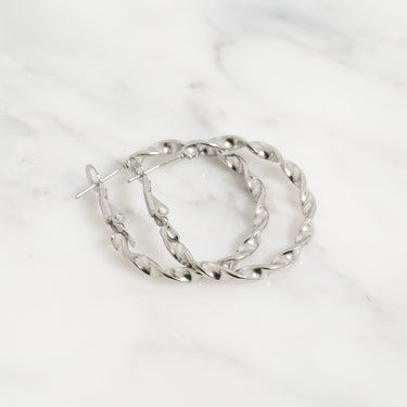 Twist Hoop Earrings