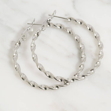 Twist Hoop Earrings