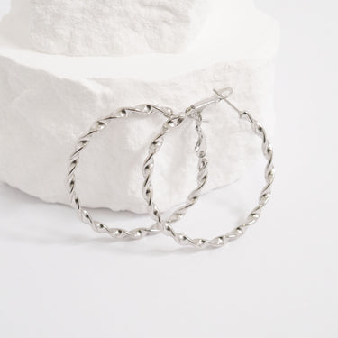 Twist Hoop Earrings