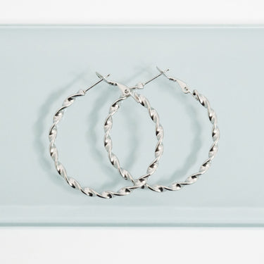 Twist Hoop Earrings