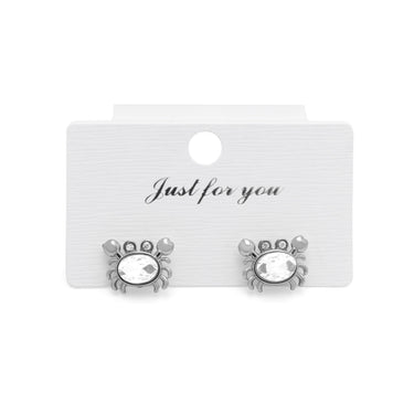 18K Gold PVD Stainless Steel Stone Crab Earring