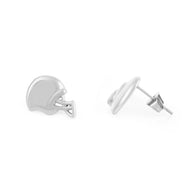 Wholesale jewelry 18K Gold PVD Stainless Steel Helmet Stud Earrings - stainless main 