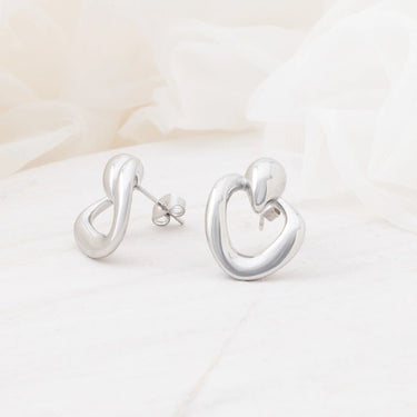 Wholesale 18K Gold PVD Stainless Steel Linked Drop Earrings - studio stainless