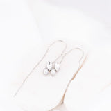 Wholesale jewelry 18K Gold PVD Stainless Steel Dangle Stone Earrings - stainless studio 