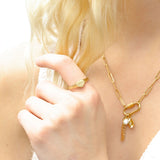 Love heart signet ring 