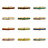 72 pc 18K Gold PVD Coated Stainless Steel Birthstone Eternity Ring Set / BND0006