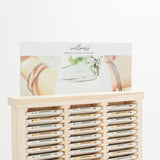 Affirmations Engraved Bracelet Display