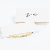 Affirmations Engraved Bracelets