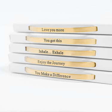 Affirmations Engraved Bracelets