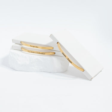 Affirmations Engraved Bracelets