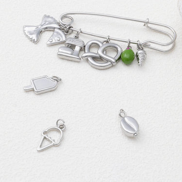18K Gold PVD Stainless Steel Kitchen Mixer Charm- silver food collection shot 