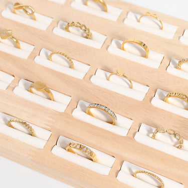 Love stacking ring display