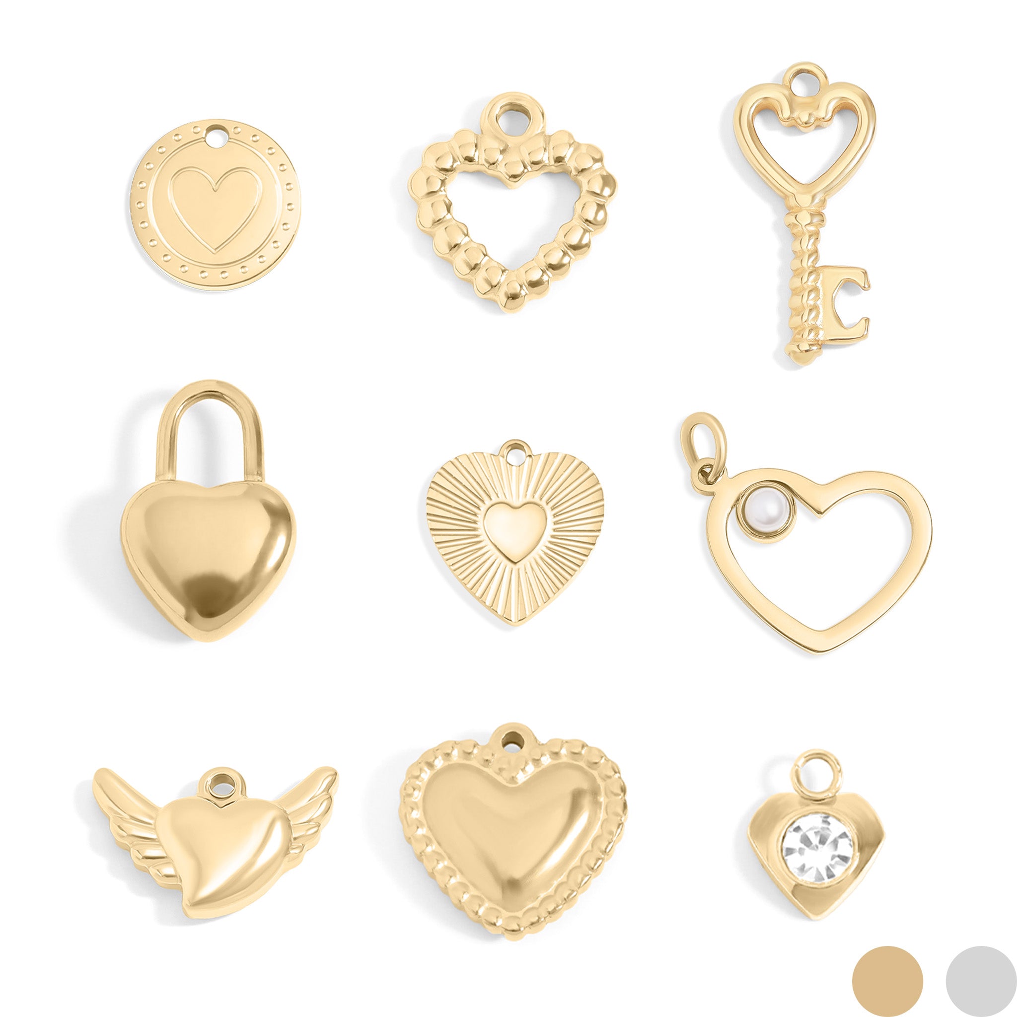 Heart Charm Bundle 