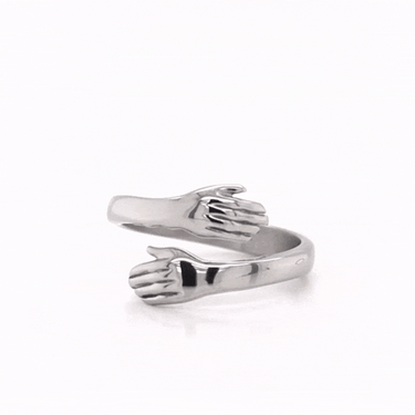 stainless steel hug ring 360 video