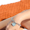 Stainless Steel Blank Heart Bracelet/Anklet / BRK1036