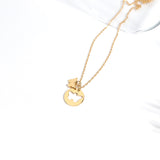 Butterfly Cutout Necklace Lifestyle