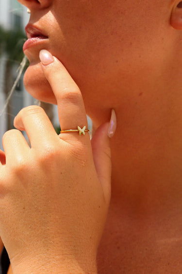 Symbol Stacking Ring Lifestyle