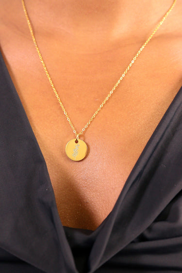 Birth flower Charm on Chain