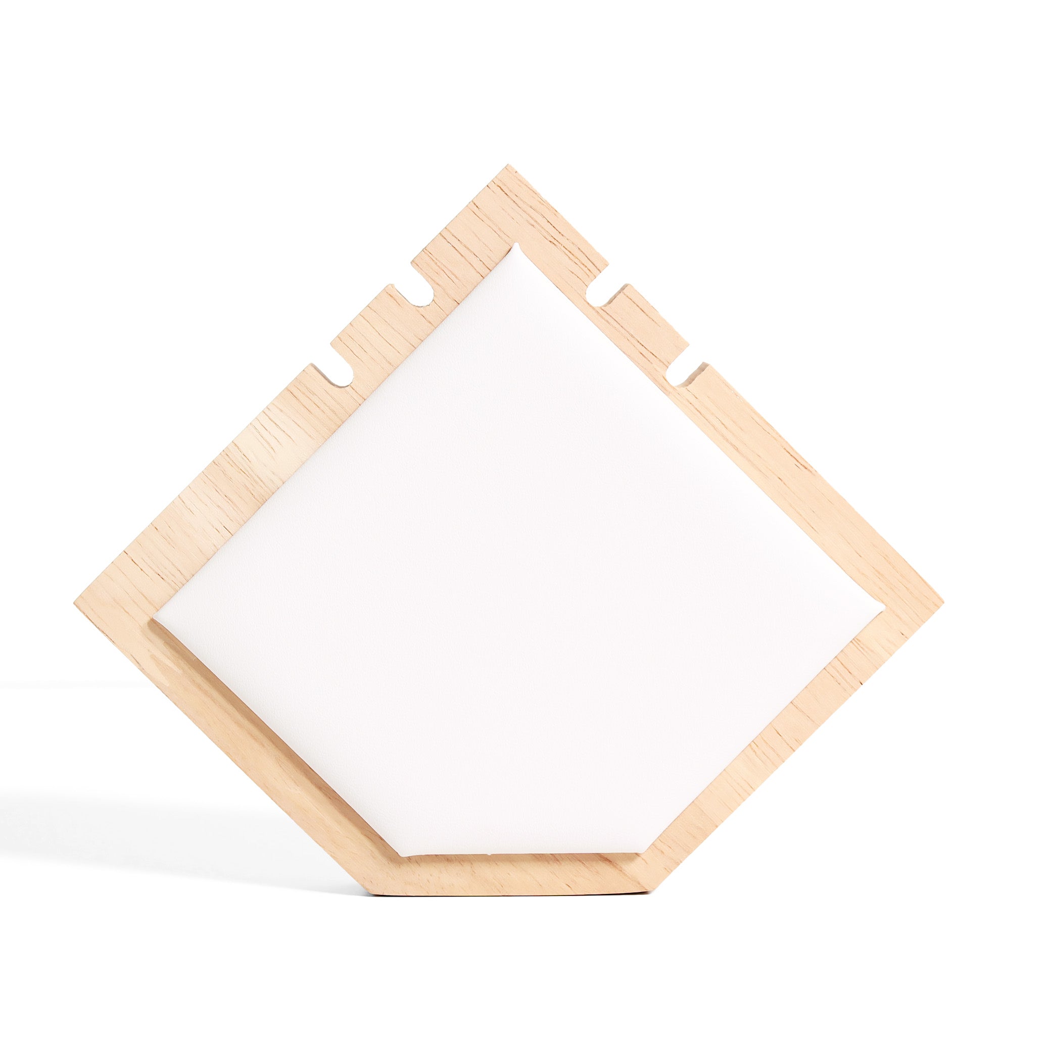 Natural Wood 2 Fit Triangle Necklace Display / DSP0034