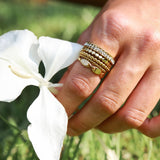Stainless Steel Sculpted Blank Engravable Ring Lifestyle