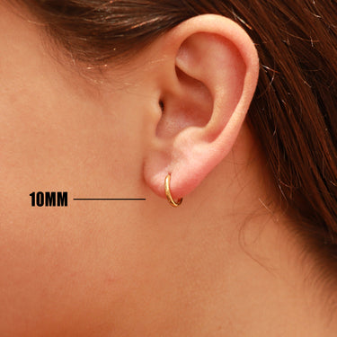 Classic Huggie Hoop Earrings