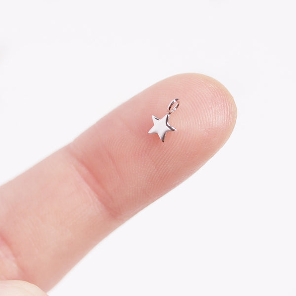 Permanent Jewelry .925 Sterling Silver Star Charm / PMJ3002