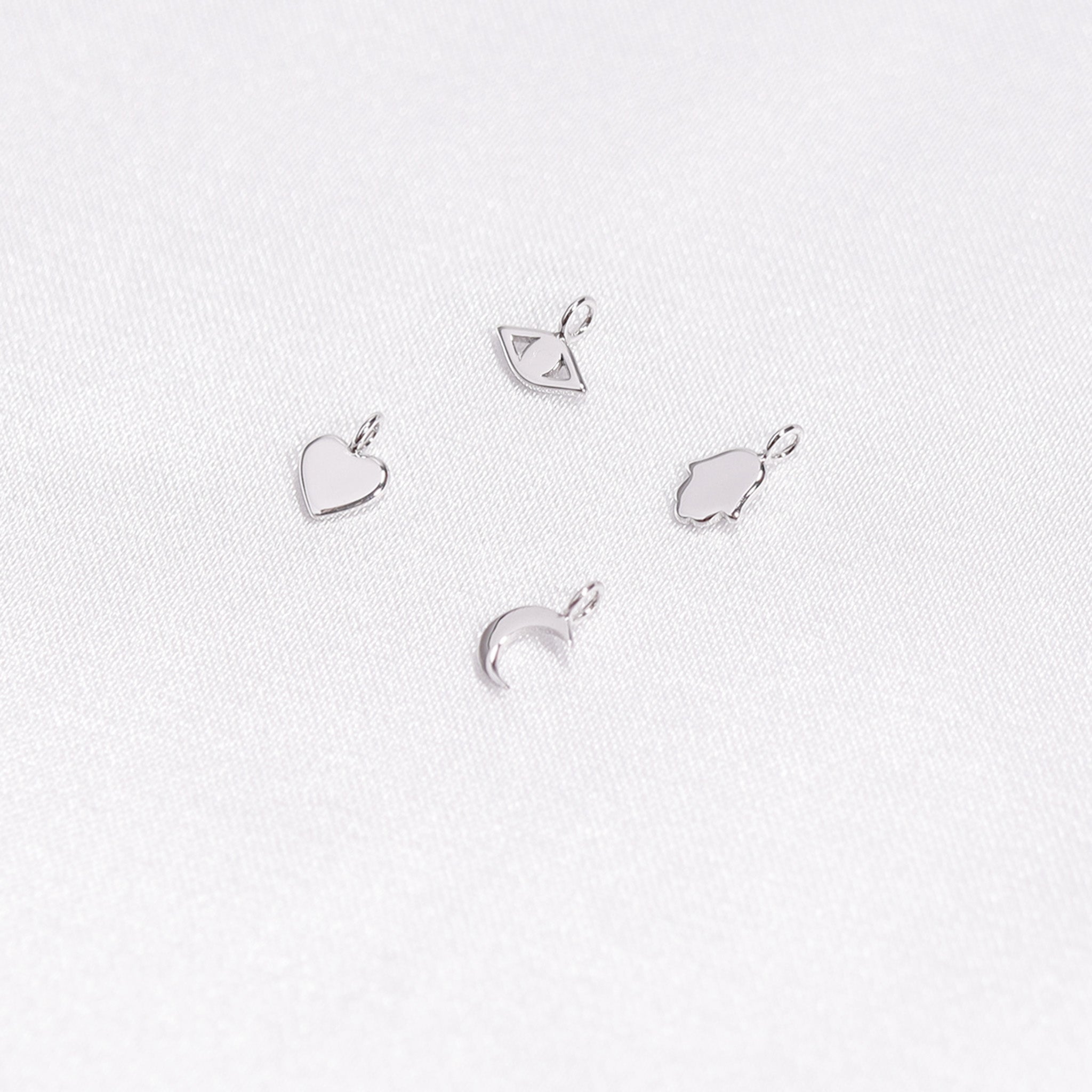 Permanent Jewelry .925 Sterling Silver Hamsa Hand Charm / PMJ3010