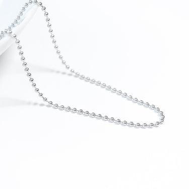 thumbnail image 2 of 30 Inch Stainless Steel Ball Chain – 2.4mm Diameter – Made In USA (Necklace/Lanyard) 2 of 6