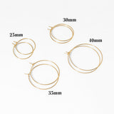 Wire Hoop Earrings