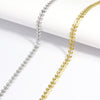 Stainless Steel PVD Coated Chevron Necklace / CHN9955