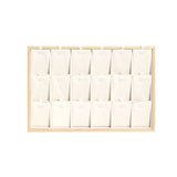 18 Unit Necklace/Charm Wood Jewelry Display