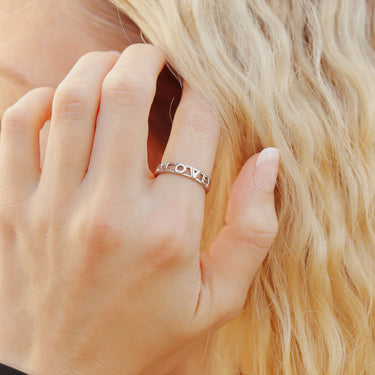 Love stacking ring 