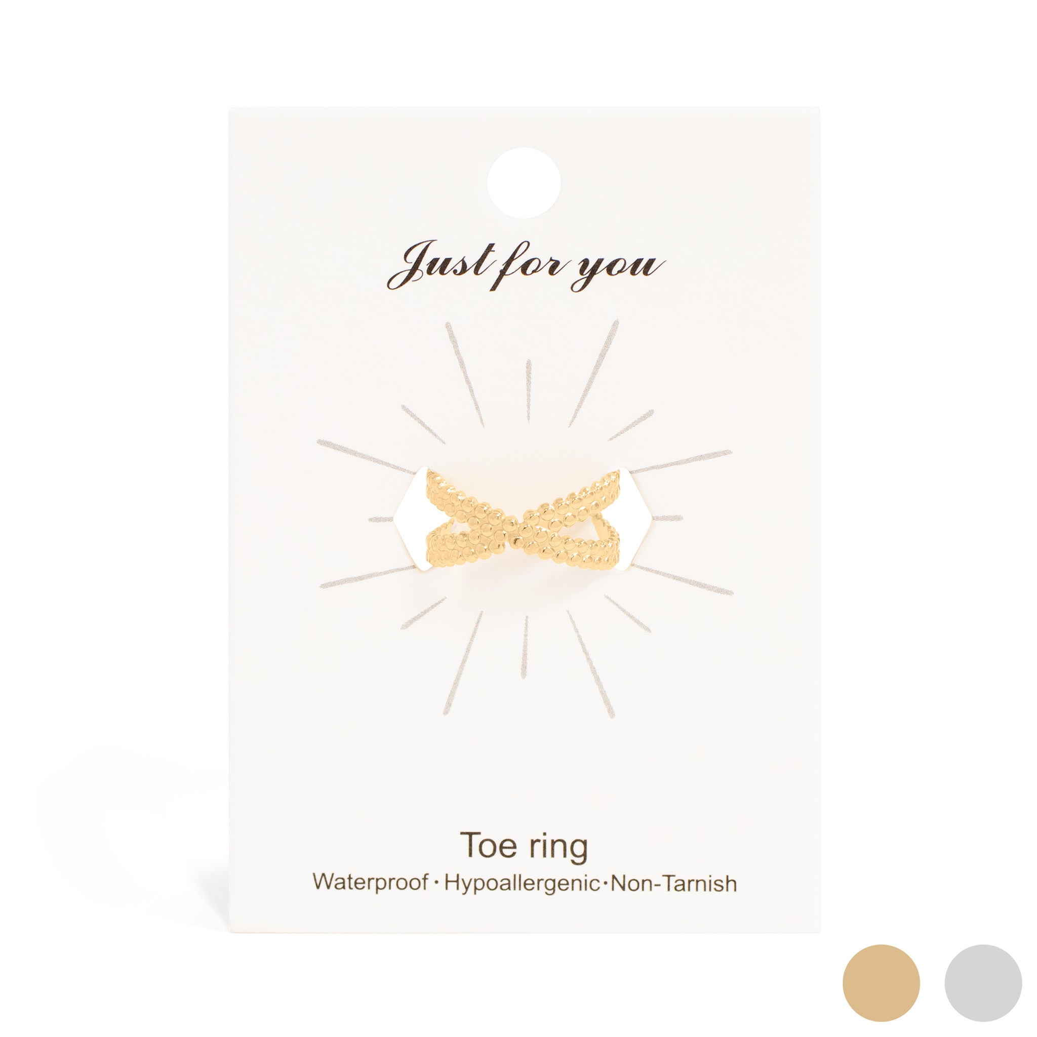 Cross Over Toe Ring