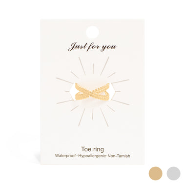 Cross Over Toe Ring