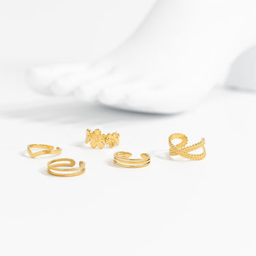 Cross Over Toe Ring