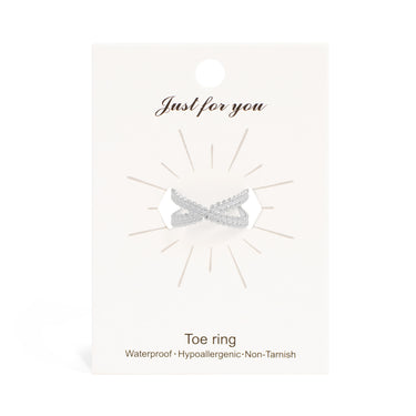 Cross Over Toe Ring