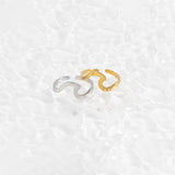 Wave Toe Ring