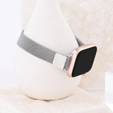 Wholesale jewelry 18K Gold PVD Stainless Steel Mesh Adjustable Smartwatch Band - stainless studio 