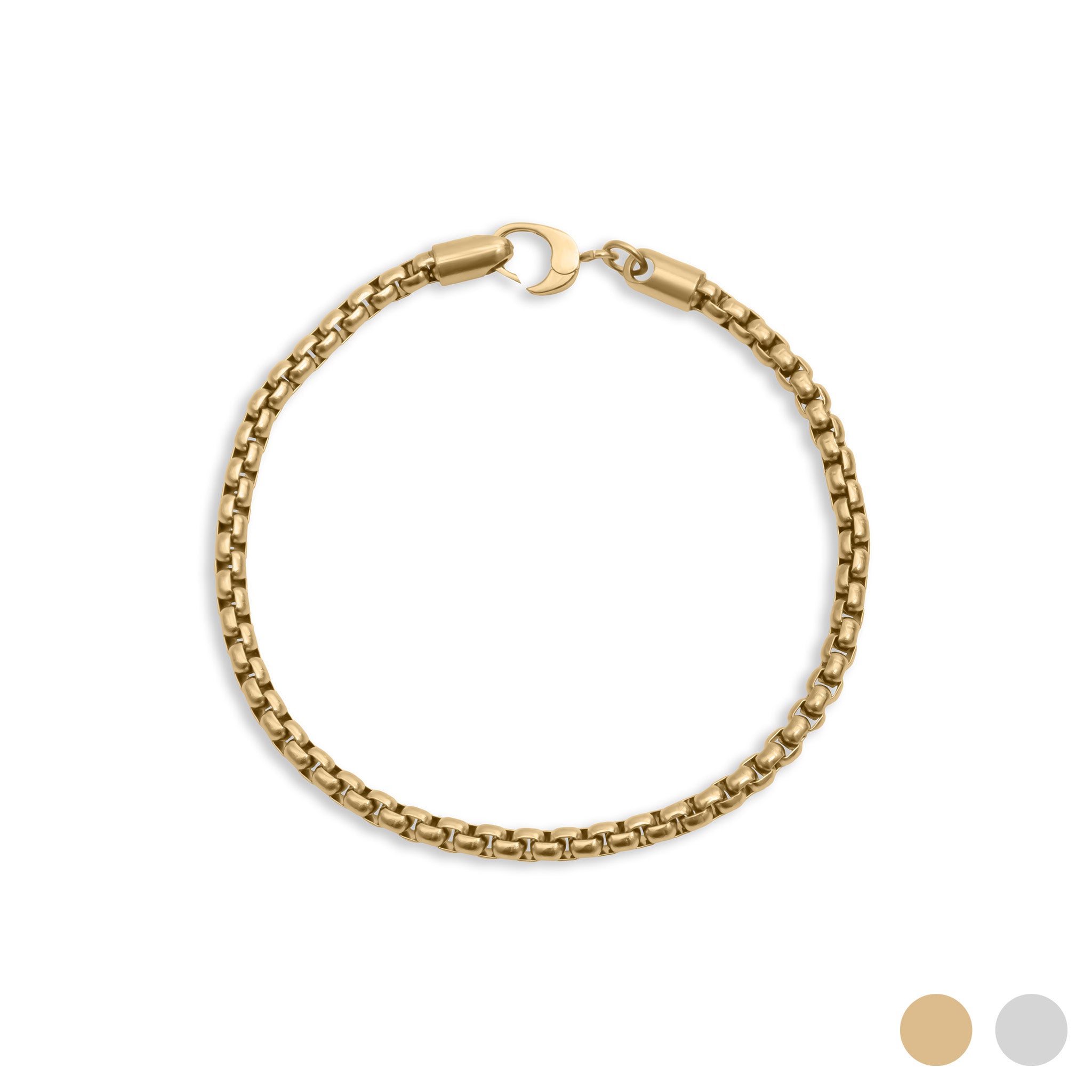 Mens Chain Metal Clasp Bracelet
