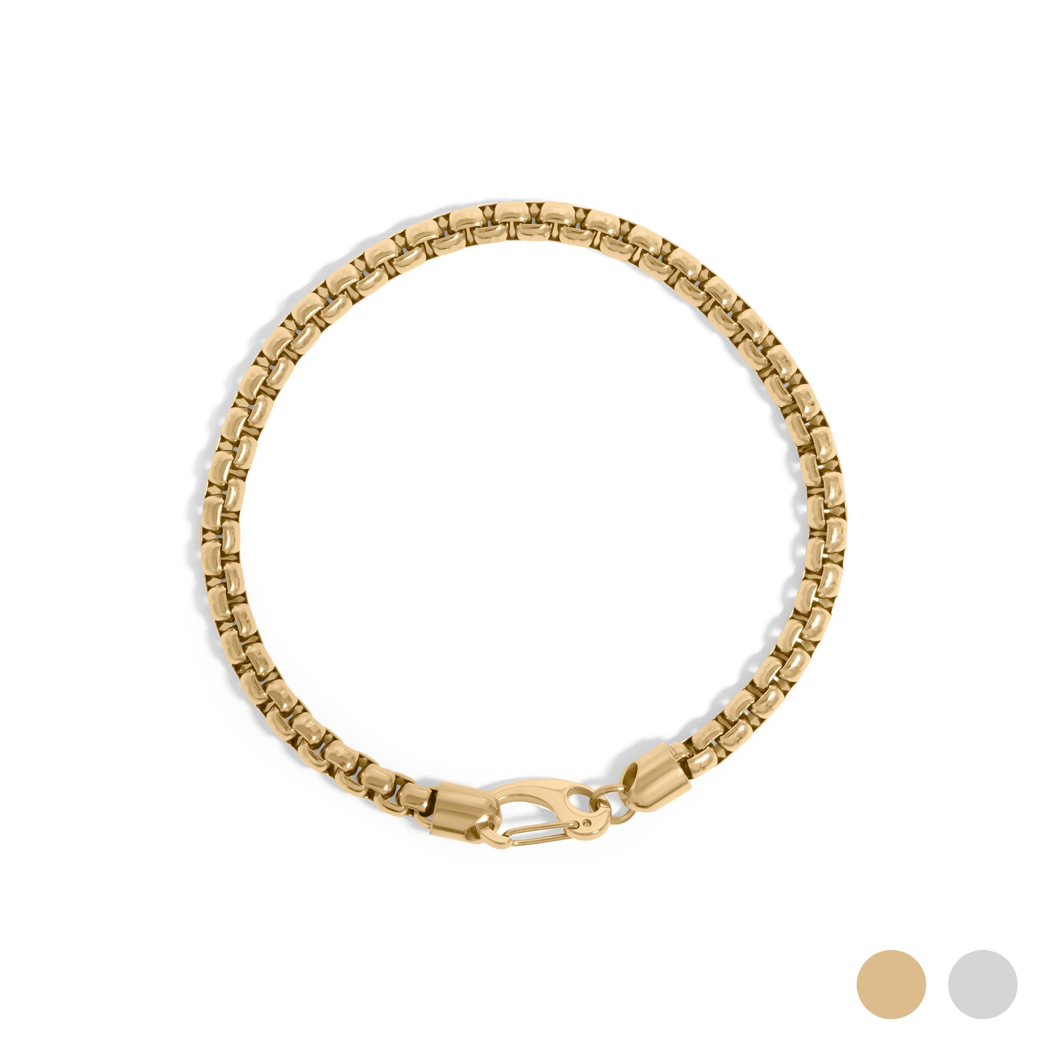 Mens Chain Metal Clasp Bracelet