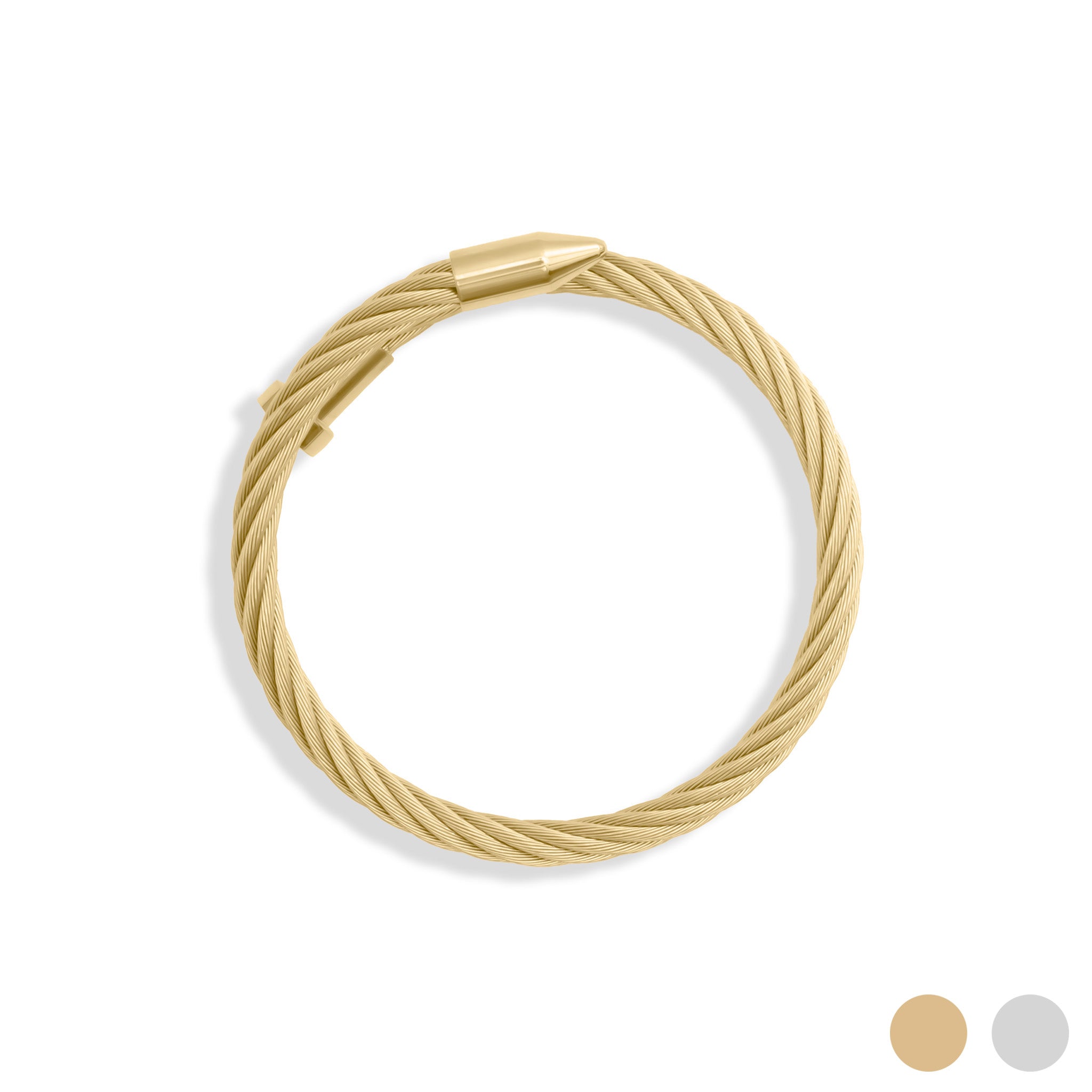 Mens Metal Nail Bracelet