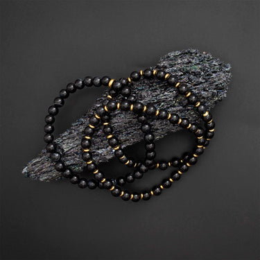 Mens Agate Bead Bracelet