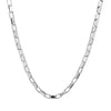 Stainless steel marine chain necklace hanging.