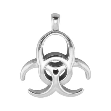 18K Gold PVD Edelstahl Biohazard -Anhänger/PDC2022