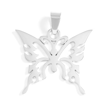 Cutout Butterfly Pendant Scale