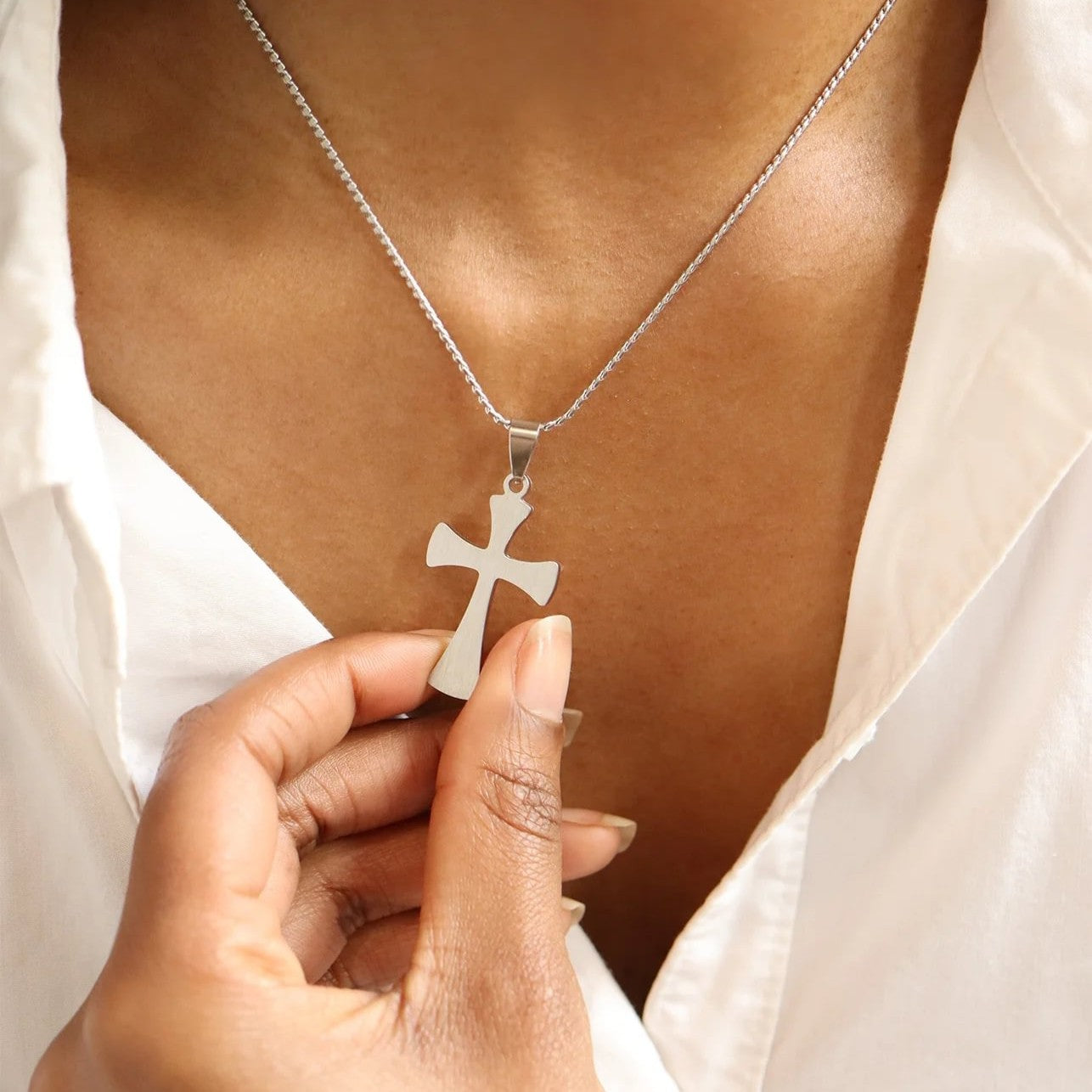 Stainless Steel Cross Pendant / PDJ2581