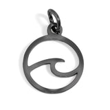 Wave Charm Black