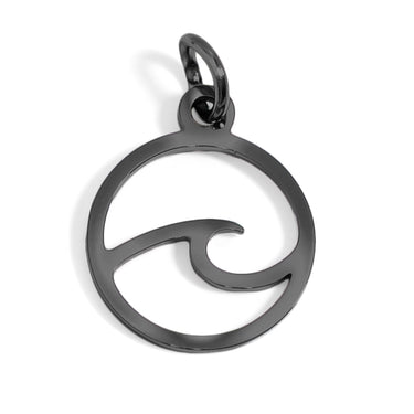 Wave Charm Black