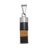18K PVD Coated Black And Gold Stainless Steel Pendant / PDK0109